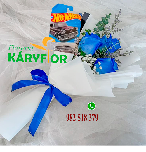 Rosas Azules 3<BR>1 Hot Wheels<BR>Car_006