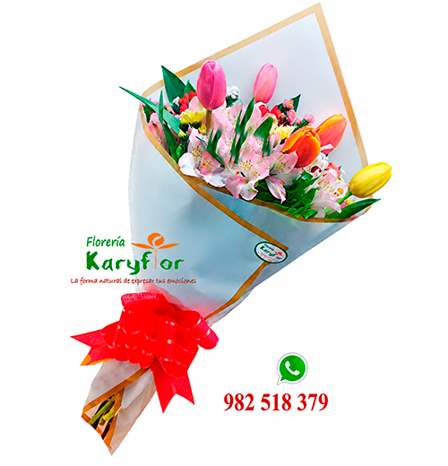 Ramo 5 tulipanes